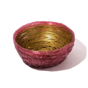 Tutti Frutti I Special Basket - Clear Light Fuchsia And Gold