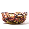 Tutti Frutti II Basket  Extra Colour - Matt Coral, Blue And Fluo Yellow