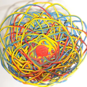 Tutti Frutti II Basket Extra Colour - Matt Red, Blue And Yellow