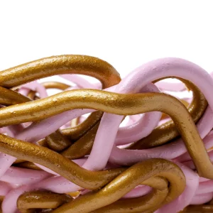 Tutti Frutti II Special Basket - Pastel Pink, Gold
