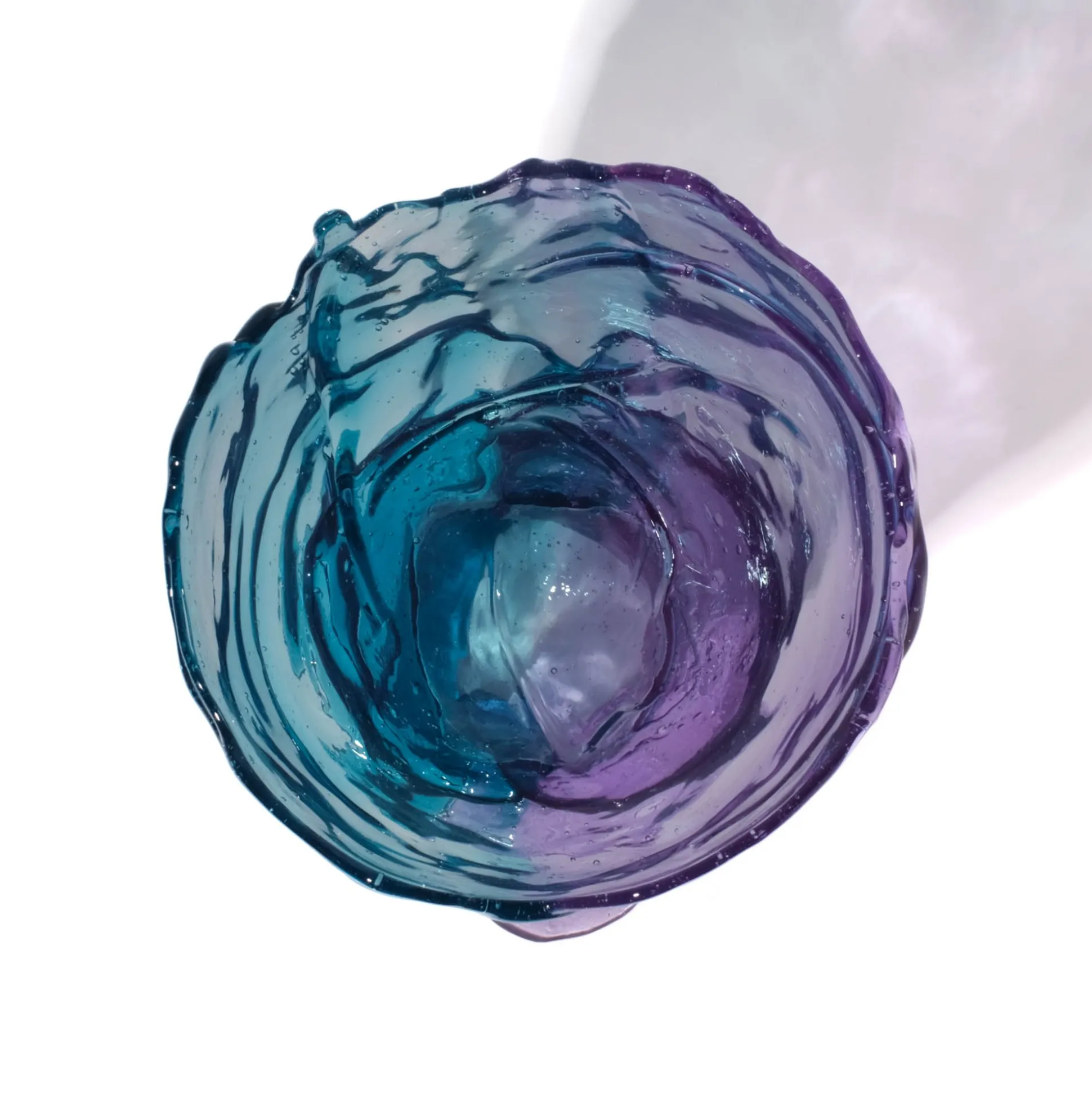twins_c_vase__clear_aqua__5.webp Twins C Vase - Clear Aqua, Lilac
