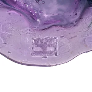 Twins C Vase - Clear Aqua, Lilac