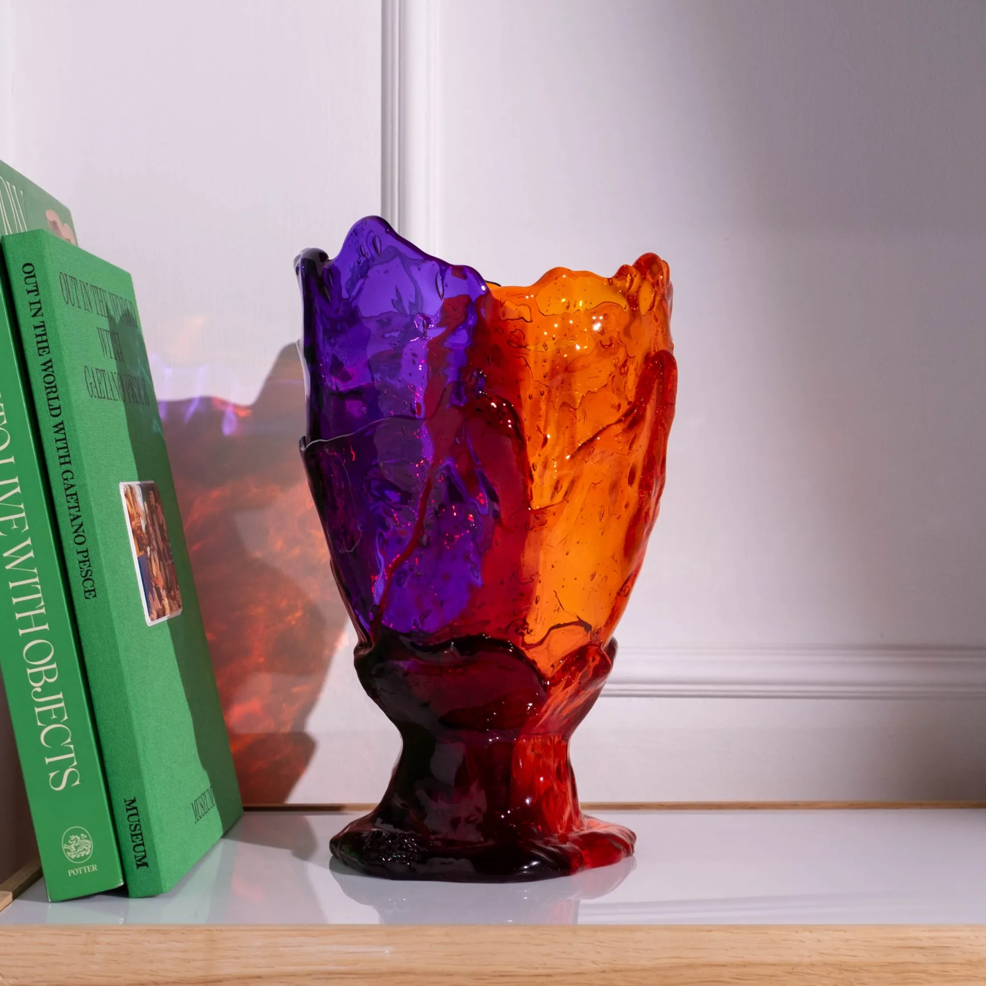 twins_c_vase__clear_orang_4.webp Twins C Vase - Clear Orange, Purple