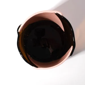 Twirl Vase - Clear Brown, Matt Salmon