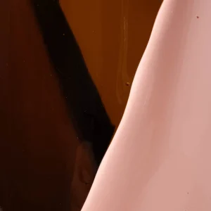 Twirl Vase - Clear Brown, Matt Salmon