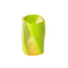 Twirl Vase - Clear Yellow, Matt Lime