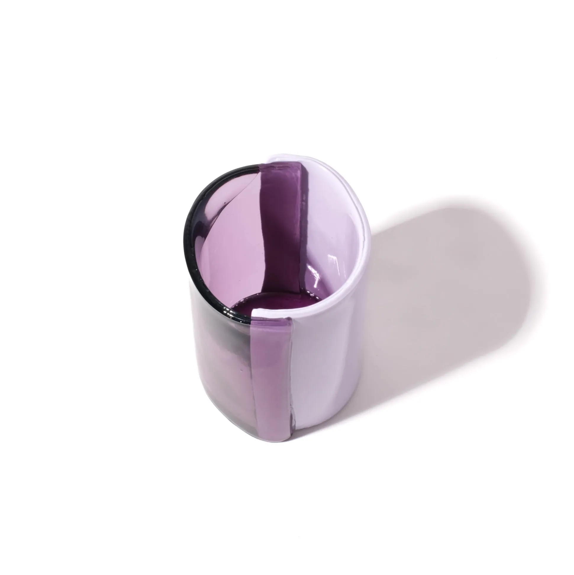 two_lines_vase__clear_lil_2.webp Two Lines Vase - Clear Lilac And Matt Lilac