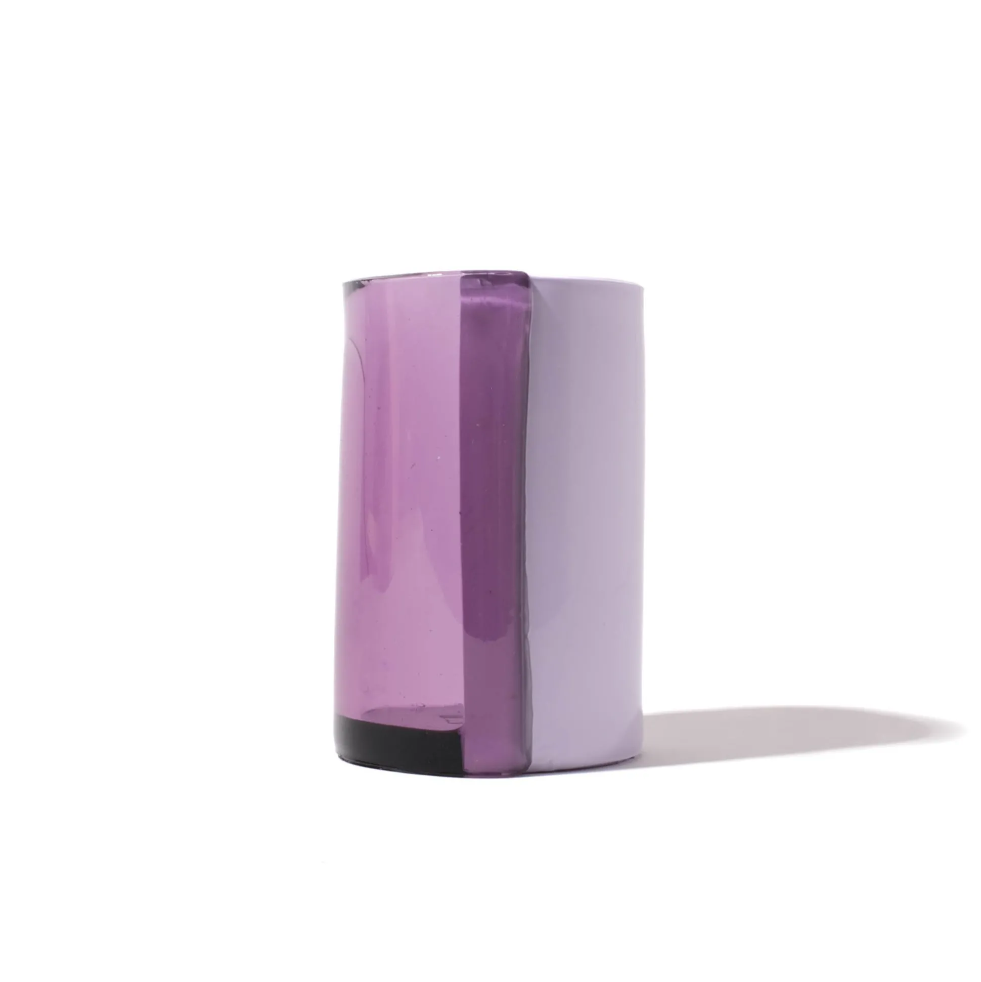two_lines_vase__clear_lil_6.webp Two Lines Vase - Clear Lilac And Matt Lilac